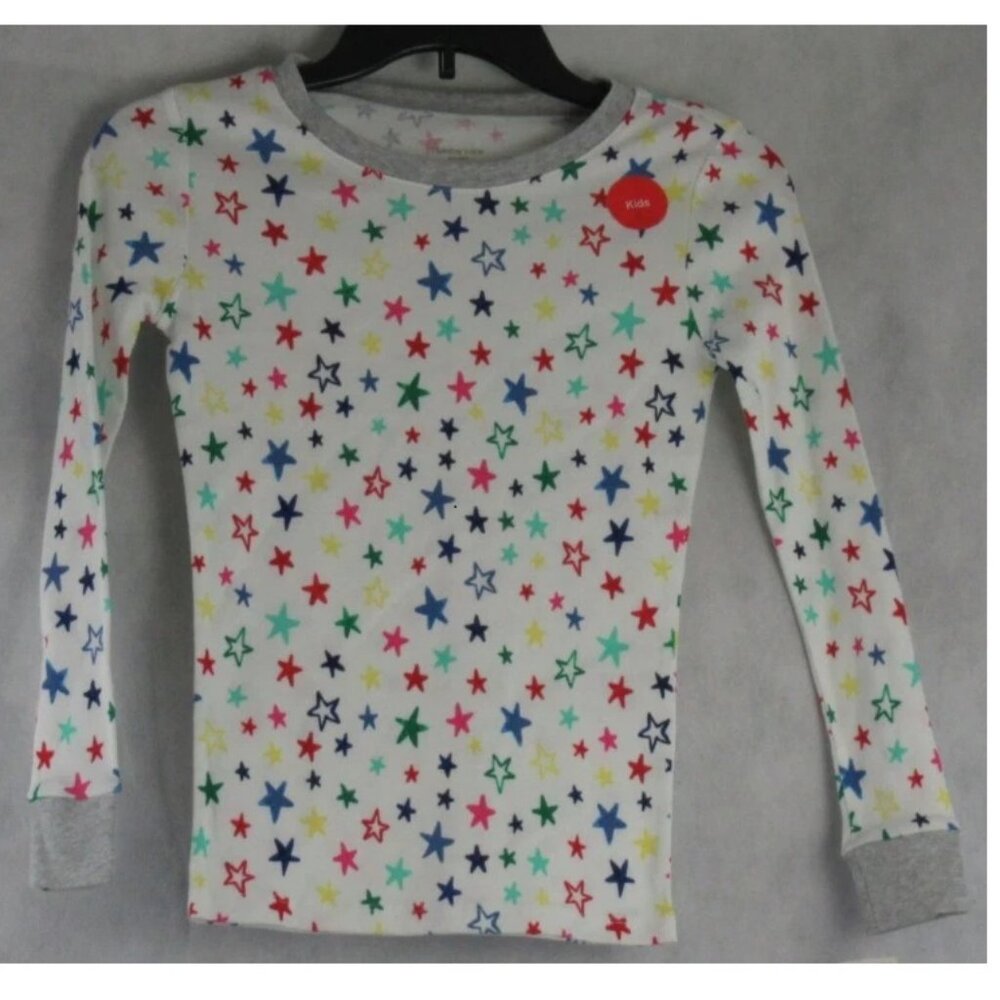 NWT Holiday Lane Kids Boys Girls 100% Cotton Pajama Top, Multi Stars, Size 12